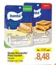 Atacadão Itambé - queijo mussarela/ prato oferta