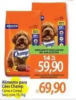 Atacadão Champ - alimento para cães oferta