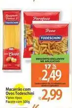 Atacadão Todeschini - macarrão com ovos oferta