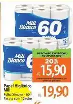 Atacadão Mili - papel higiênico oferta