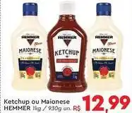 Komprao Atacadista Hemmer - ketchup ou maionese oferta
