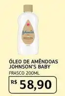 Assaí Atacadista Johnson's - óleo de amêndoas oferta