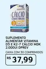 Assaí Atacadista Suplemento alimentar vitamina d3 e k2-7 calcio mdk 2.000ui dprev oferta