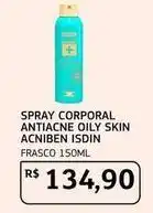 Assaí Atacadista Isdin - spray corporal antiacne oily skin acniben oferta