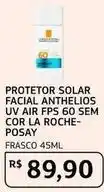 Assaí Atacadista Solar - protetor facial anthelios uv air fps 60 sem cor la roche-posay oferta