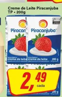 Rede Supermarket Creme de Leite Piracanjuba TP 200g oferta