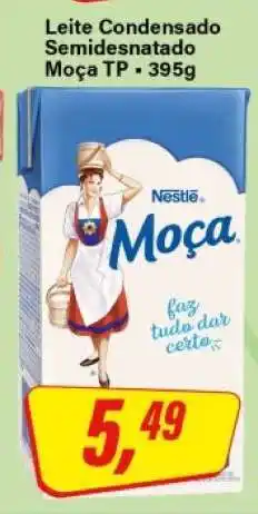 Rede Supermarket Leite Condensado Semidesnatado Moça TP oferta