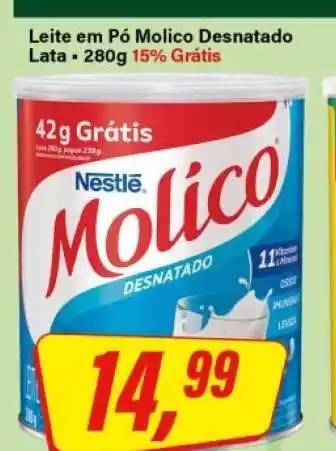 Rede Supermarket Leite em Pó Molico Desnatado oferta