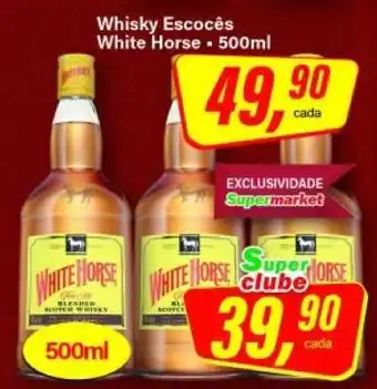 Rede Supermarket Whisky Escocês White Horse - 500ml oferta