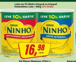 Rede Supermarket Leite em Pó Ninho Integral ou Integral Instantâneo Lata oferta