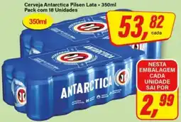 Rede Supermarket Cerveja Antarctica Pilsen Lata - 350ml oferta
