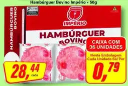 Rede Supermarket Hambúrguer Bovino Império oferta