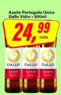 Rede Supermarket Azeite Português Único Gallo Vidro oferta