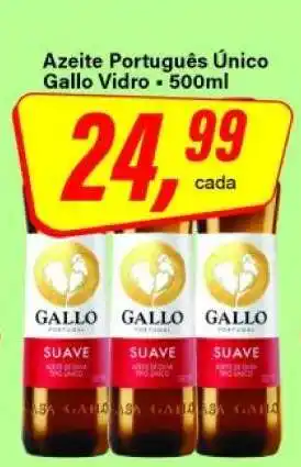 Rede Supermarket Azeite Português Único Gallo Vidro oferta