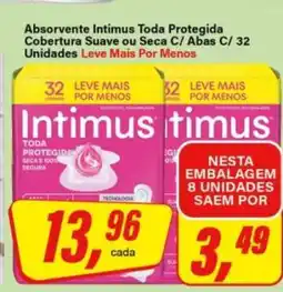 Rede Supermarket Absorvente Intimus Toda Protegida oferta