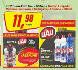 Rede Supermarket Kit 2 Cloro Ativo Uau oferta