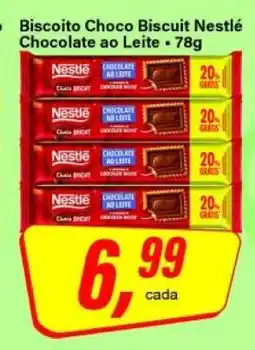Rede Supermarket Biscoito Choco Biscuit Nestlé oferta
