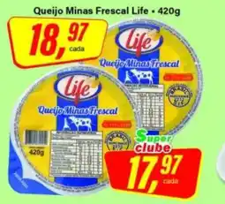 Rede Supermarket Queijo Minas Frescal Life 420g oferta