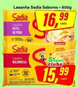 Rede Supermarket Lasanha Sadia Sabores oferta