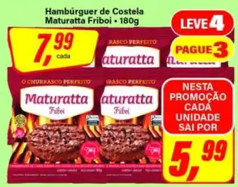 Rede Supermarket Hambúrguer de Costela Maturatta Friboi oferta