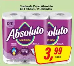 Rede Supermarket Toalha de Papel Absoluto oferta