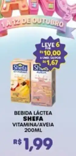 Big Bom Supermercados Bebida láctea shefa vitamina/aveia oferta