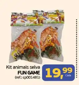Cometa Supermercados Kit animais selva fun game oferta