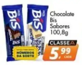 Delta Supermercados Chocolate Bis Sabores oferta
