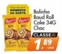 Delta Supermercados Bolinho Baud Roll Cake 34G Choc oferta