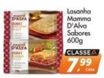 Delta Supermercados Lasanha mamma d'alva sabores oferta