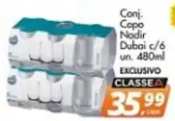 Delta Supermercados Conj. Copo Nadir Dubai oferta
