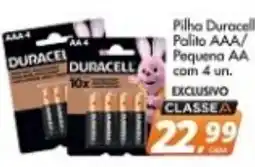 Delta Supermercados Pilha duracell palito aaa/ pequena aa oferta