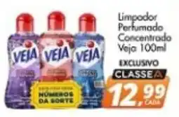 Delta Supermercados Limpador Perfumado Concentrado Veja 100ml oferta