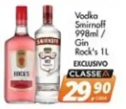 Delta Supermercados Vodka Smirnoff Gin Rock's oferta