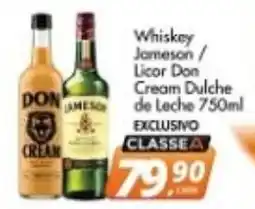 Delta Supermercados Whiskey Jameson / Licor Don Cream Dulche de Leche oferta