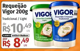 Supermercado Dalben Requeijão vigor 200g oferta