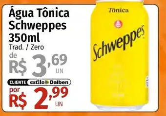 Supermercado Dalben Água Tônica Schweppes oferta