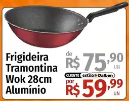 Supermercado Dalben Frigideira Tramontina Wok 28cm Alumínio oferta