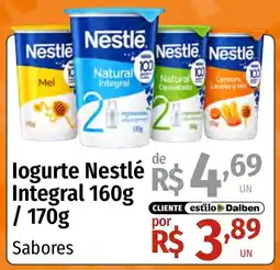 Supermercado Dalben logurte nestlé integral oferta