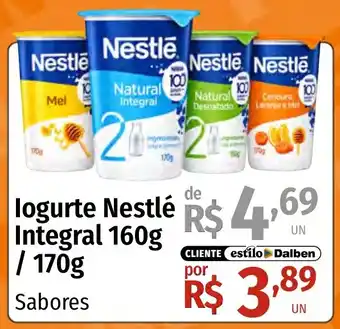 Supermercado Dalben logurte nestlé integral oferta
