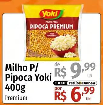 Supermercado Dalben Milho p/ pipoca yoki premium oferta