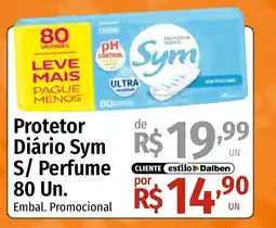Supermercado Dalben protetor diário sym s/ perfume oferta