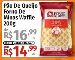 Supermercado Dalben Pão de queijo forno de minas waffle oferta