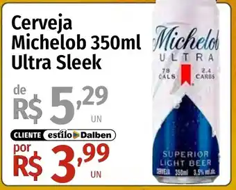 Supermercado Dalben Cerveja Michelob ultra sleek oferta