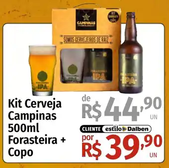 Supermercado Dalben Kit Cerveja Campinas Forasteira + Copo oferta