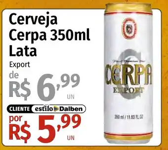 Supermercado Dalben Cerveja Cerpa 350ml Lata oferta