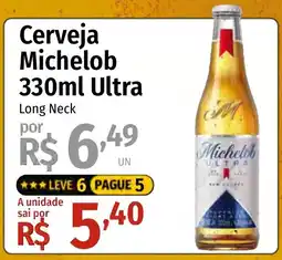 Supermercado Dalben Cerveja Michelob 330ml Ultra Long Neck oferta