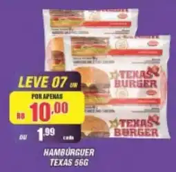 Violeta Supermercados Hambúrguer texas oferta