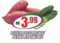 Violeta Supermercados batata doce rosada/ perino japonês oferta