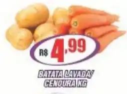 Violeta Supermercados batata lavada cenoura oferta
